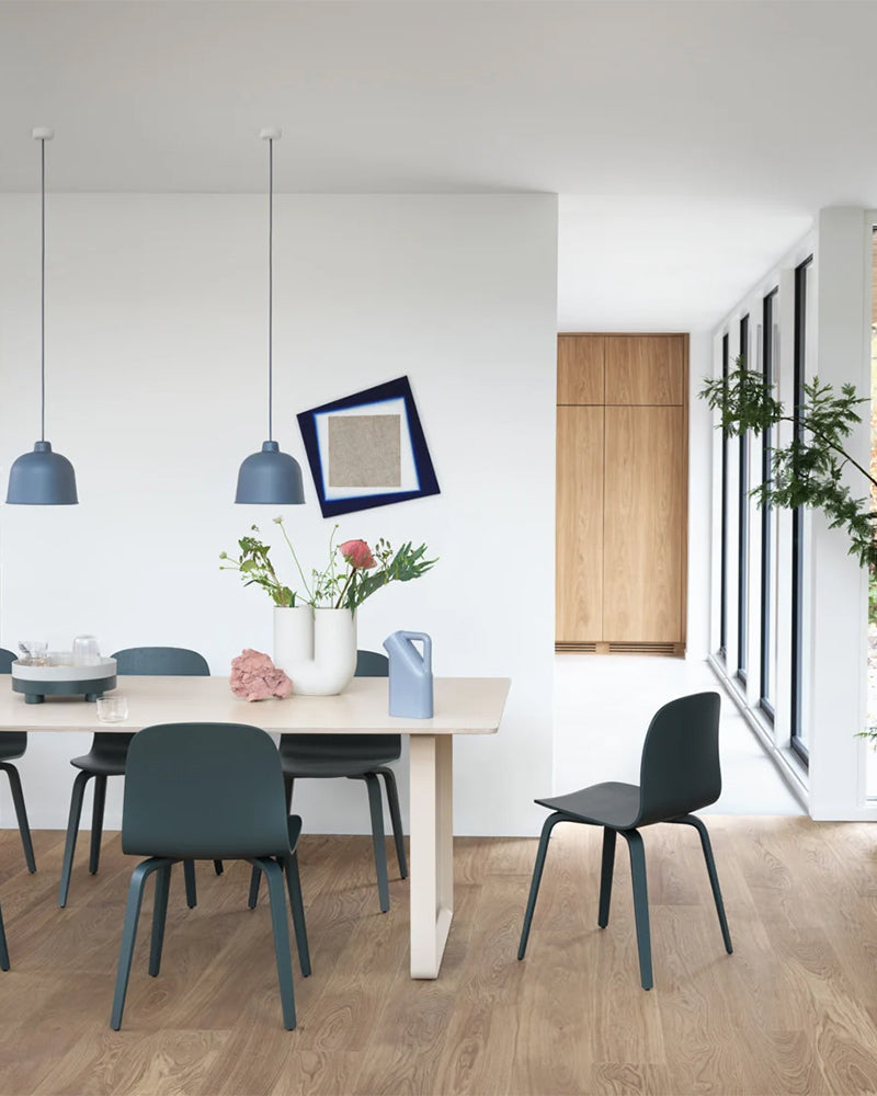 Grain - Lámpara colgante azul grisácea